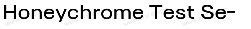 Honeychrome Test Se字体转换